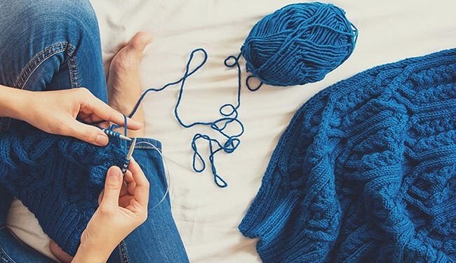 Tejer puede tener un efecto similar al de la meditación